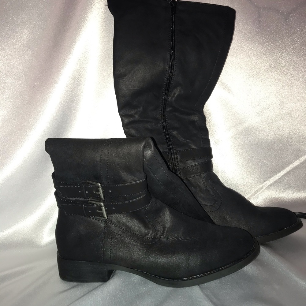 Diba black knee high boots size 7.5